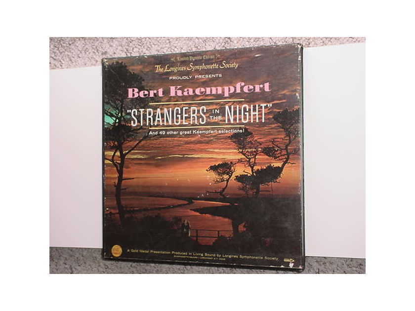 Bert Kaempfert 5 lp records box set - the Longines Symphonette Society strangers in the night and 40 other selections