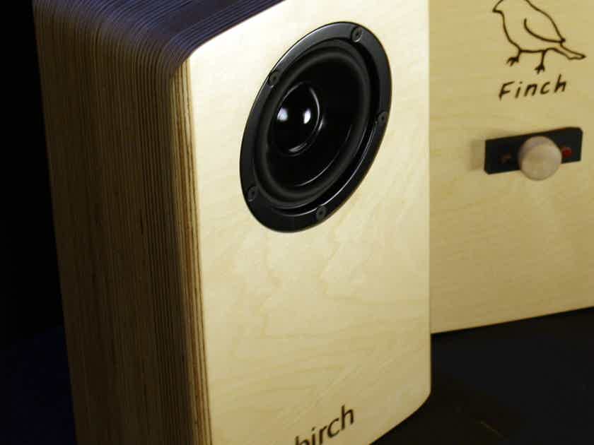 Birch Acoustics Finch Fullrange Bookshelf Speakers Made In Usa