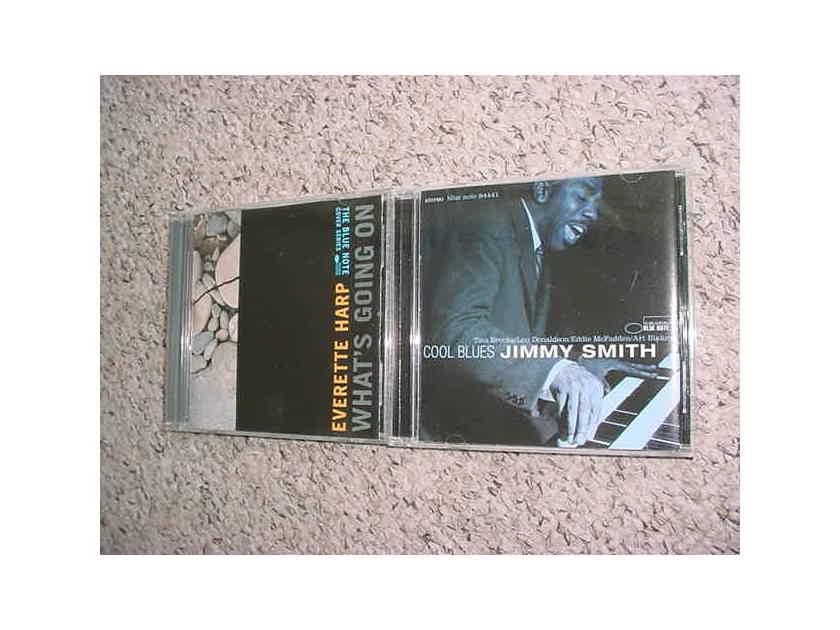 Blue note jazz 2 cd cd's - Jimmy Smith cool blues  & Everette Harp what's going on