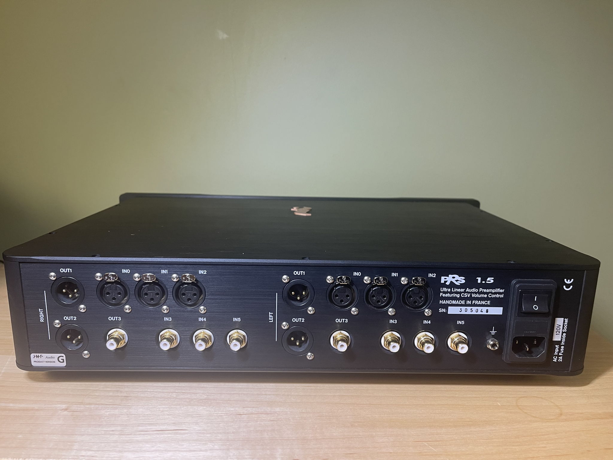 JMF Audio PRS 1.5 Preamplifier 2