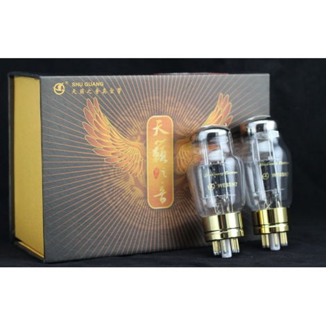 Matched Pair Shuguang WE6SN7 Vacuum Tubes Brand New