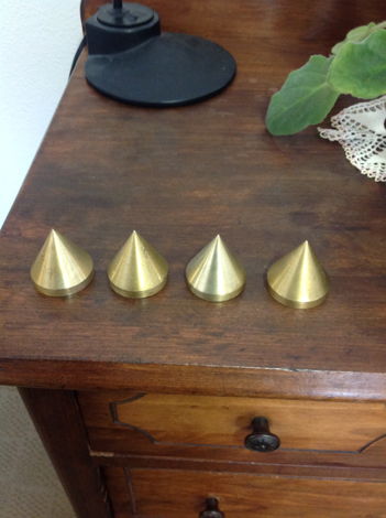 Brass Spikes  Set of 4
