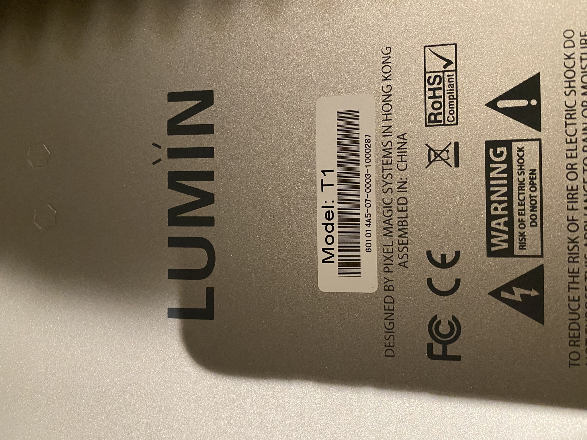 LUMIN T1 with separate power supply 6