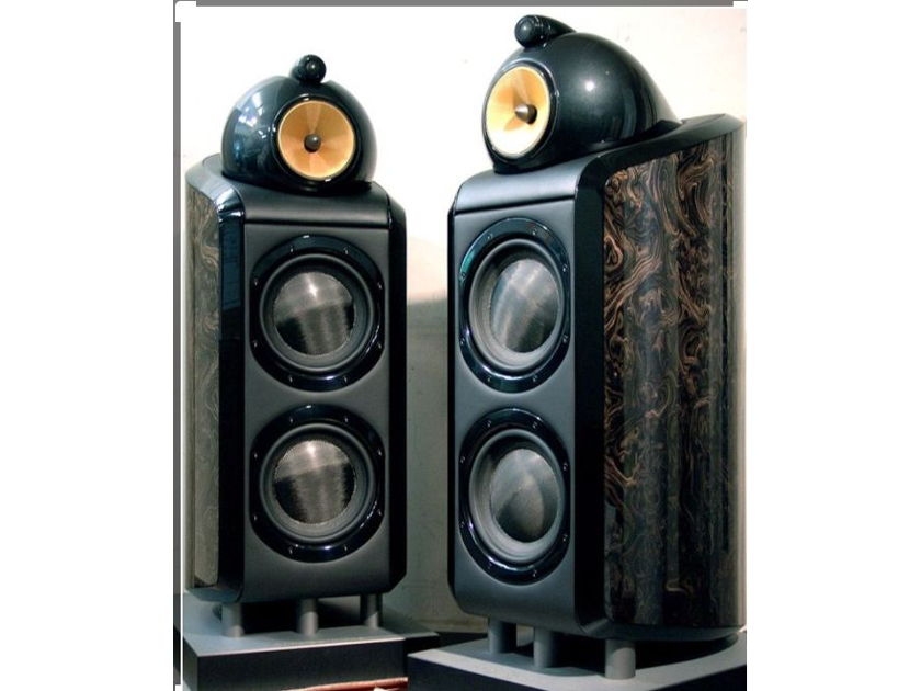 B&W (Bowers & Wilkins) Signature 800 and 805s signature tiger eye and center.