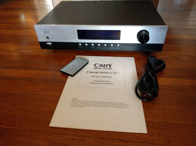 CARY CAI-1 Full Balanced Integrated Stereo Amplifier, R...