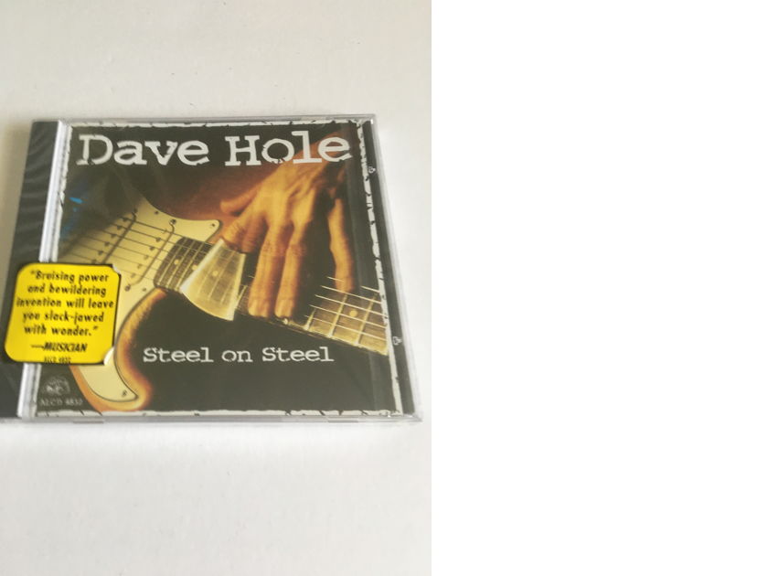 Sealed cd David Hole Steel on Steel  Blues guitar