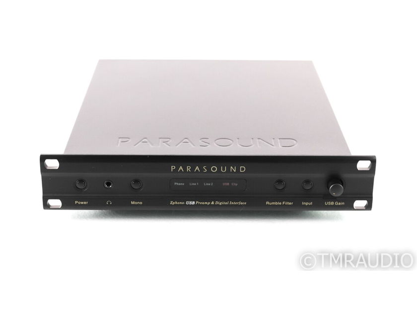 Parasound ZPhono USB MM / MC Phono Preamplifier; A/D Converter (1/0) (28265)