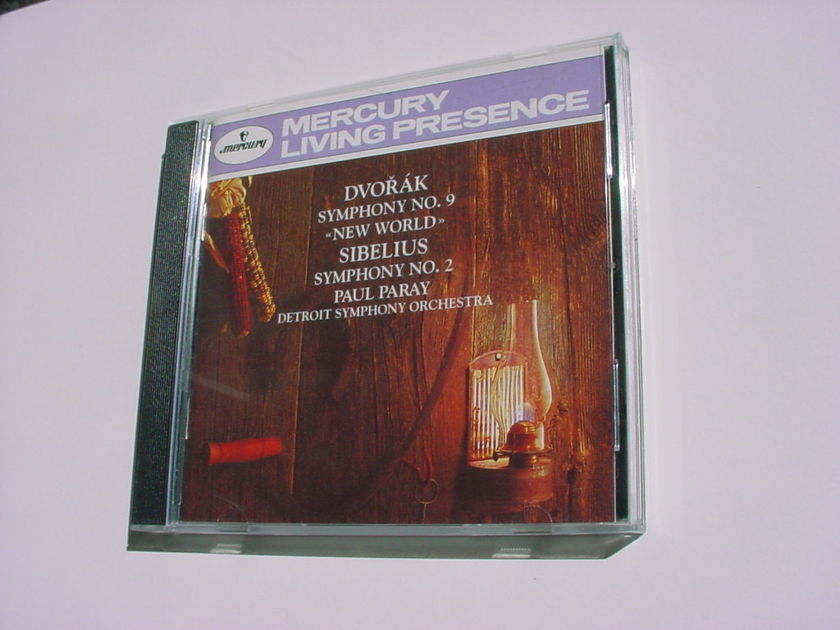 CD Mercury Living Presence Dvorak symphony no9 new world Sibelius Paul Paray 1992