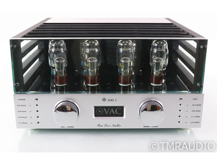 VAC Phi 300.1a Stereo Tube Power Amplifier; Φ 300.1; A version; Upgraded; Silver (40360)