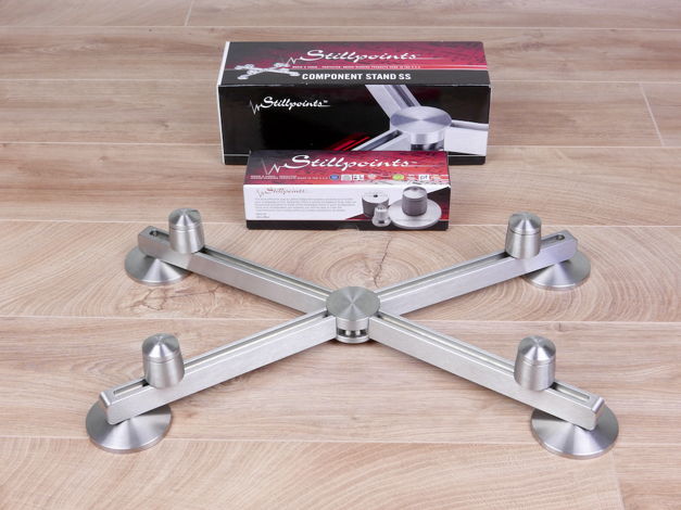 Stillpoints audio Component Stand SS 4 legs 9 inch with...