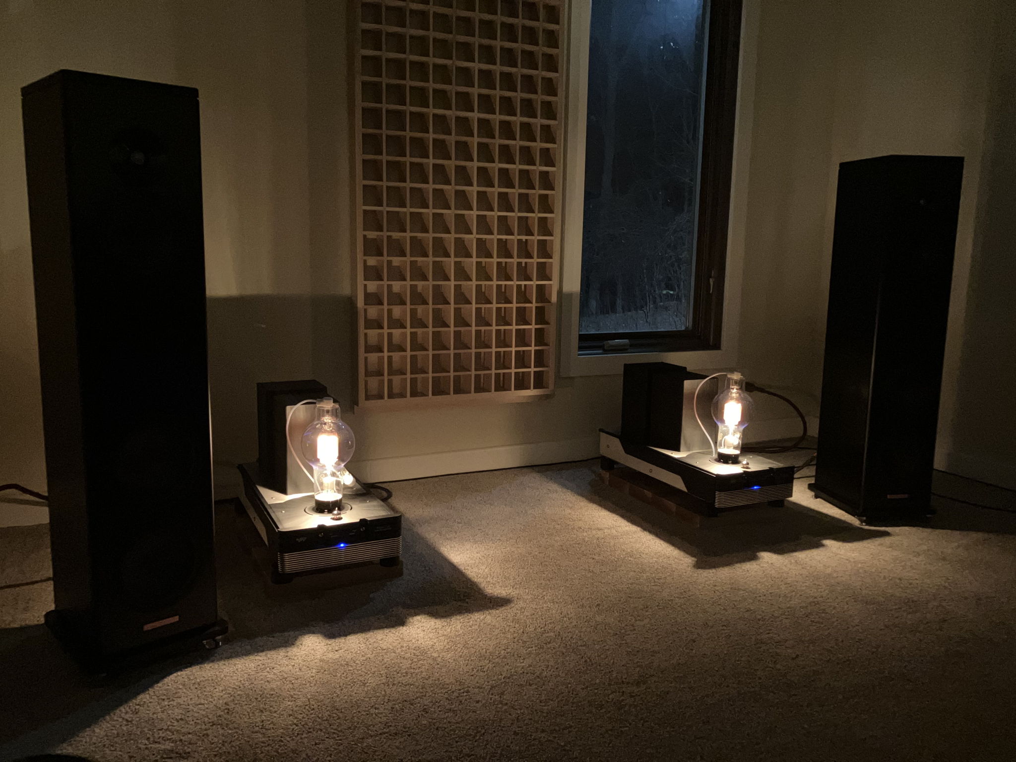 Magico A3 speakers with NAT Audio Magma M HRS mono blocks