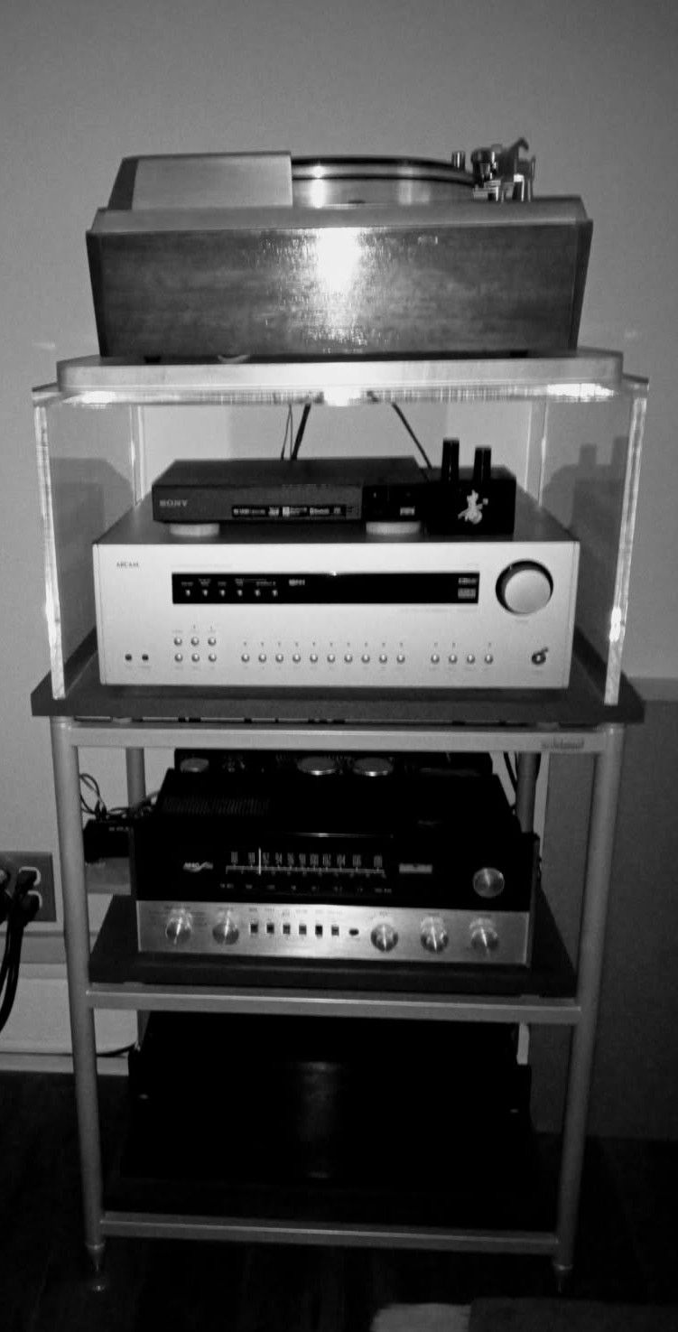Vintage & Home Theater Equipment/ Solid Steel Audio Rack
