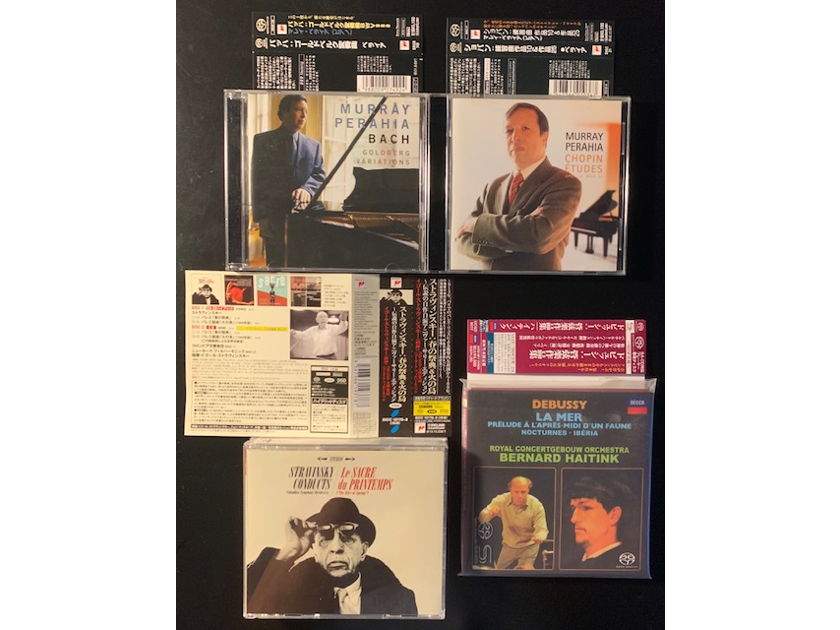 Philips, DG, Sony and Decca (Japan) SACDs