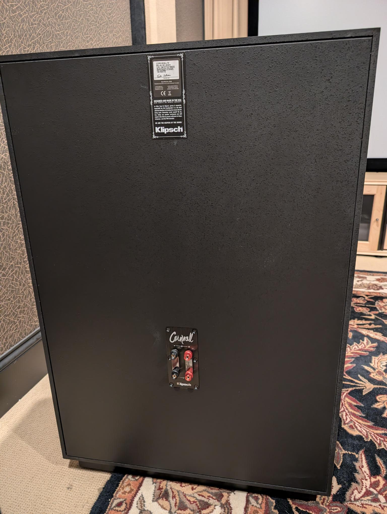 Klipsch Cornwall IV Heritage Speakers (Black Ash) – Ope... 4