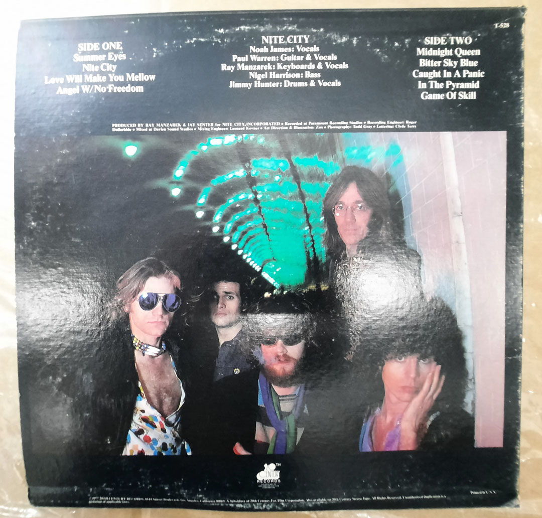 Nite City - Nite City 1977 NM ORIGINAL VINYL LP 20th Ce... 2