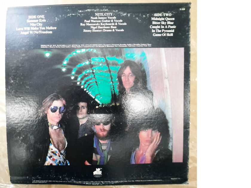 Nite City - Nite City 1977 NM ORIGINAL VINYL LP 20th Century RecordsT-528 - Ray Manzarek Related