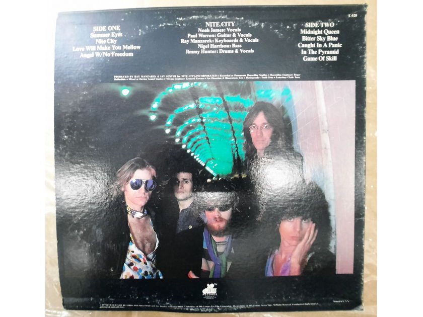 Nite City - Nite City 1977 NM ORIGINAL VINYL LP 20th Century RecordsT-528 - Ray Manzarek Related