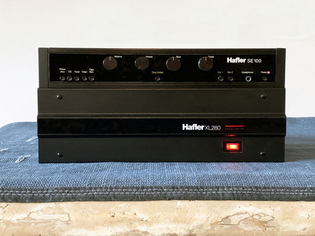 HAFLER XL-280 & HAFLER SE-100 Excelinear Amplifier & J-...