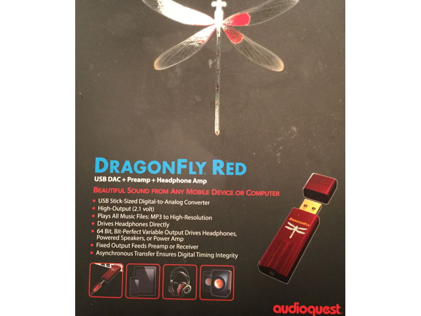 AudioQuest Dragonfly Red - MQA Enabled w Jitterbug & Dragontail