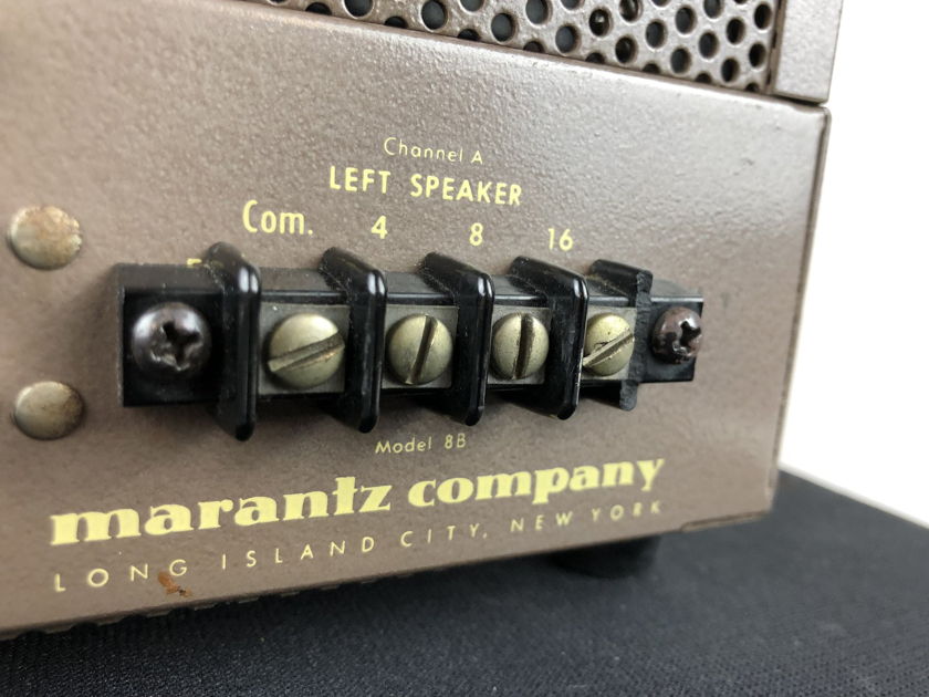 Marantz Model 8B Stereo Tube Amplifier, Highly Collectible (A)
