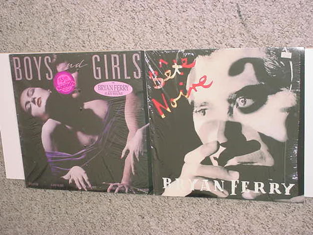 Bryan Ferry 2 lp records in shrink boys and girls & bet...