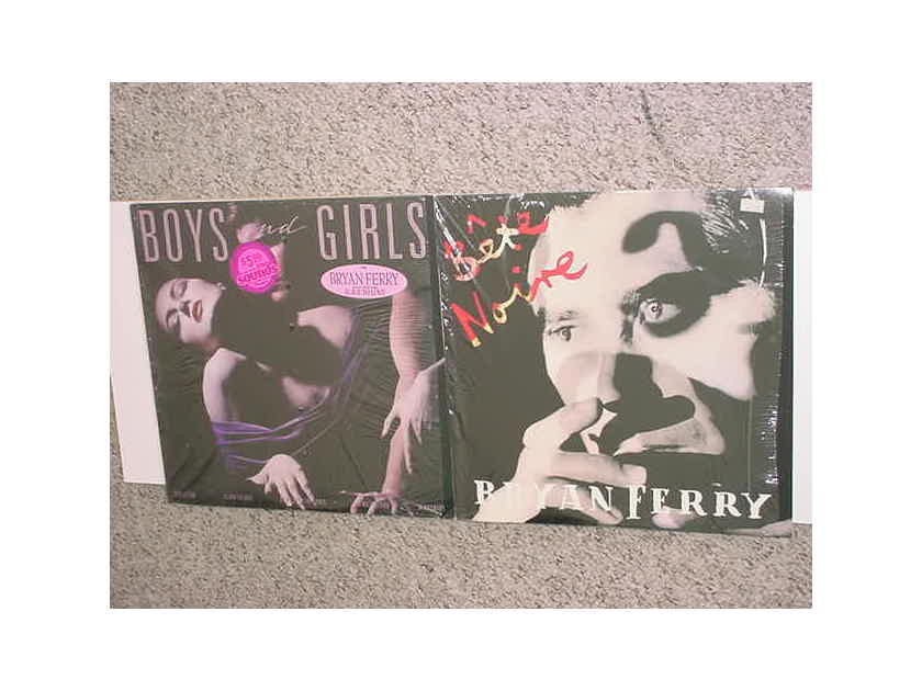 Bryan Ferry 2 lp records in shrink boys and girls & bete noire
