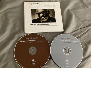 Ray Charles CD/DVD Combo  Genius Loves Company 10TH Ann...