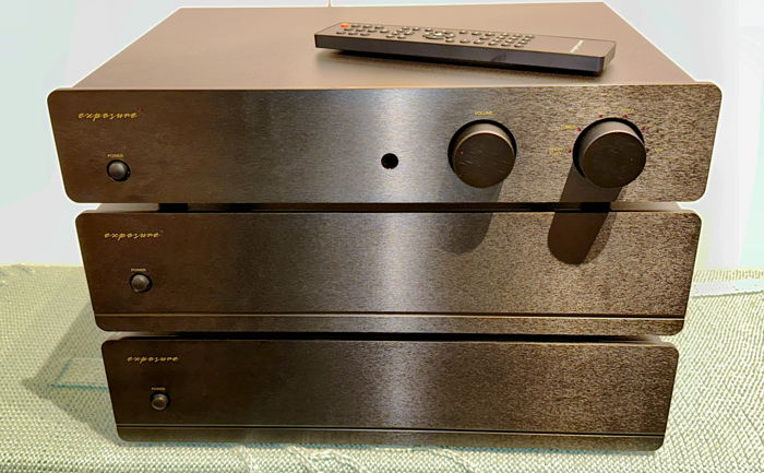 Exposure  5010 Preamp and Mono Power Amplifiers