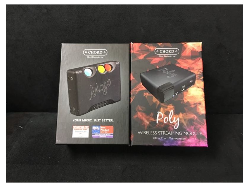 Chord Electronics Ltd. Mojo + Poly Combined  Brand New!! POLY ONLY For this Ad!!