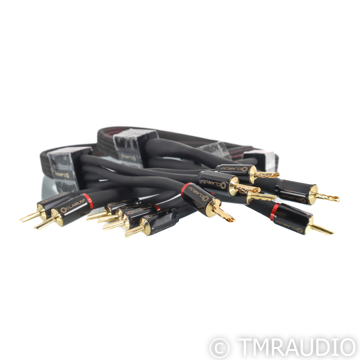Clarus Crimson MkII Bi-Wire Speaker Cables; 4ft Pair (5...