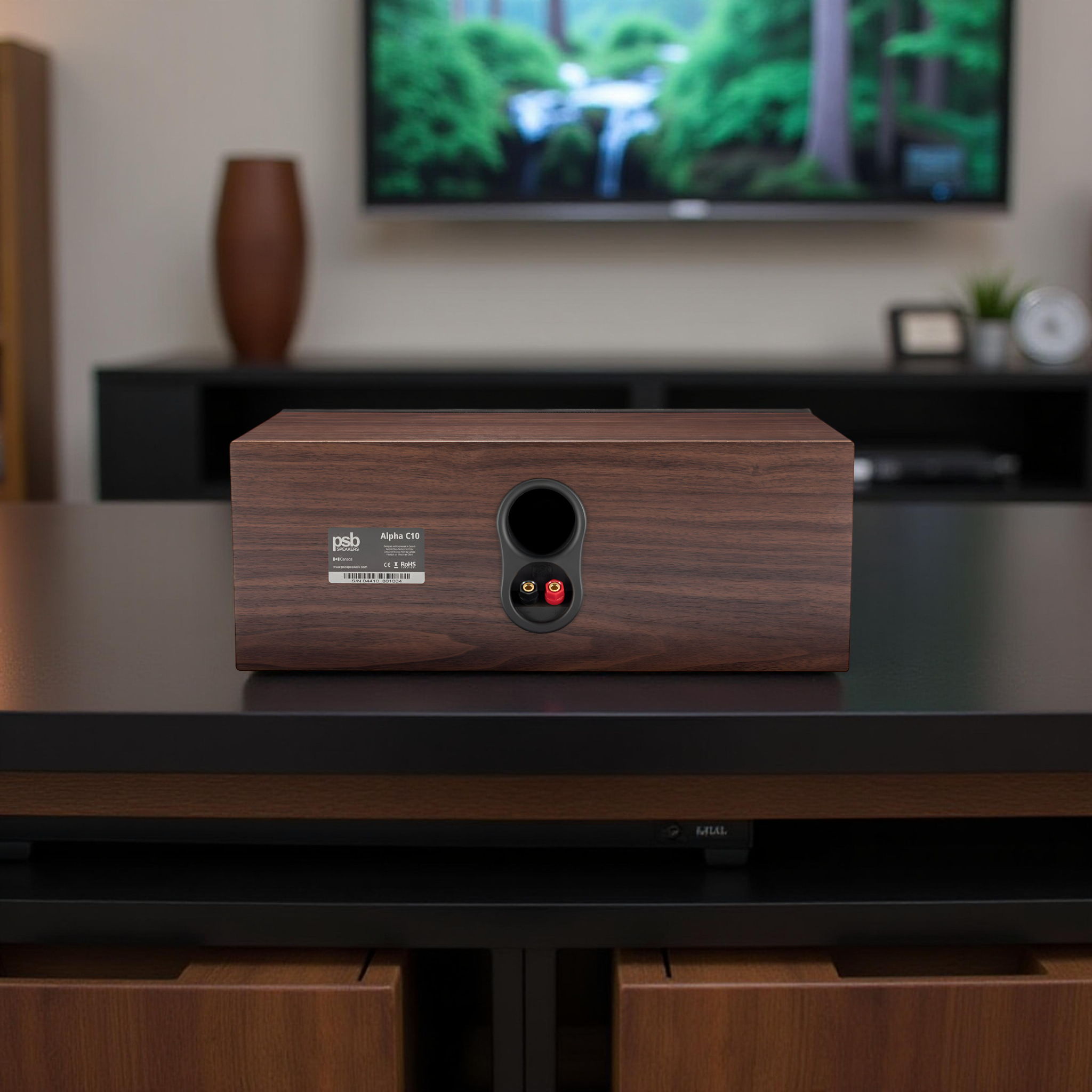PSB Alpha C10 Center Speaker - Walnut Finish 3