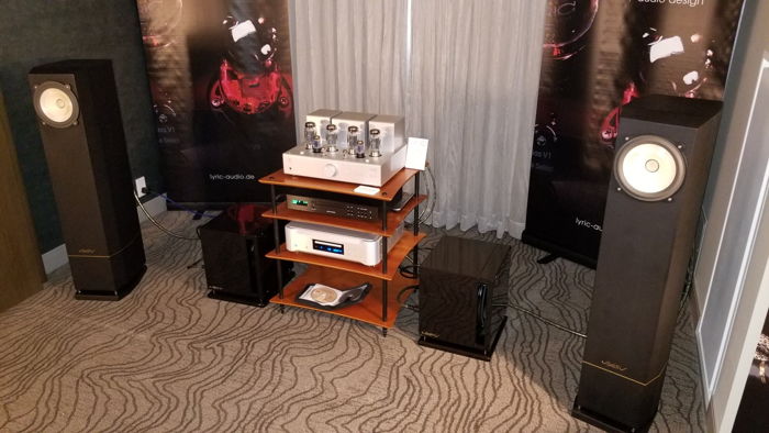 Lyric Audio Ti200 with KT120 tubes at the RMAF 2018