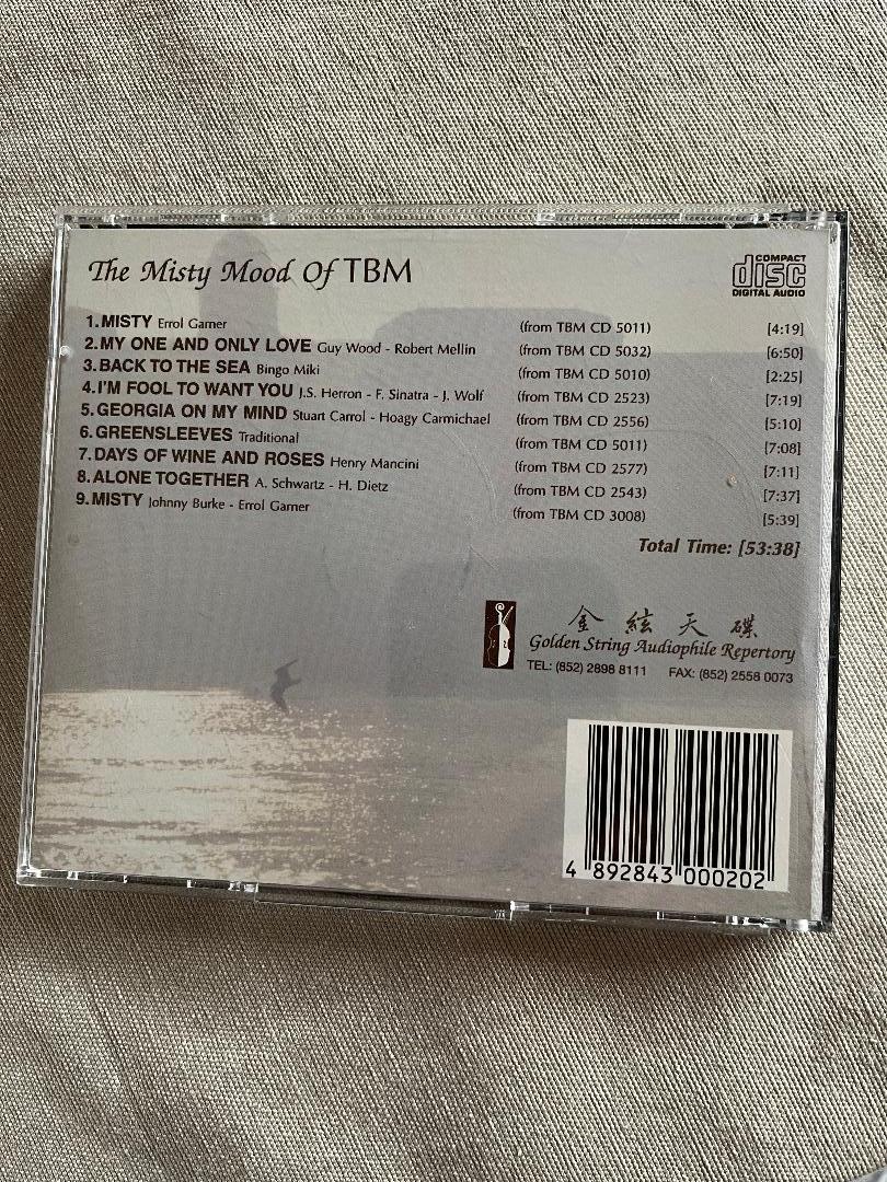 VARIOUS ARTISTS The Misty Mood of TBM 24K Gold CD-RARE 3