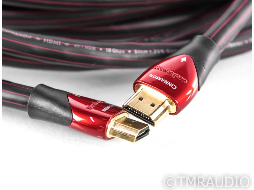 Audioquest Cinnamon HDMI Digital Cable; Single 8m Interconnect; 4K + HDR (22009)