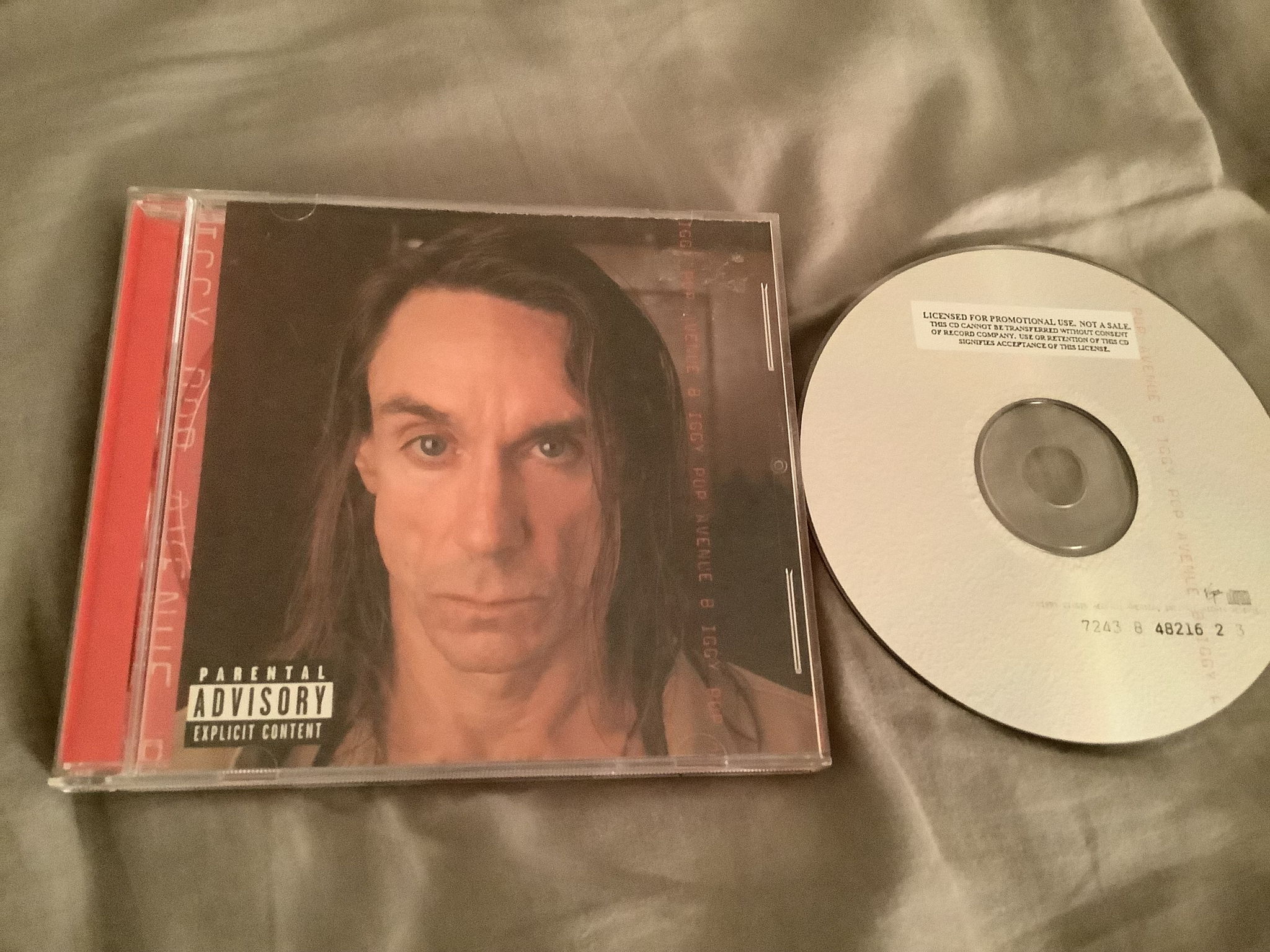 Iggy Pop Promo CD Avenue B