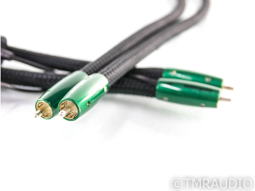 AudioQuest Earth RCA Cables; 1m Pair Interconnects; 72v DBS (26342)