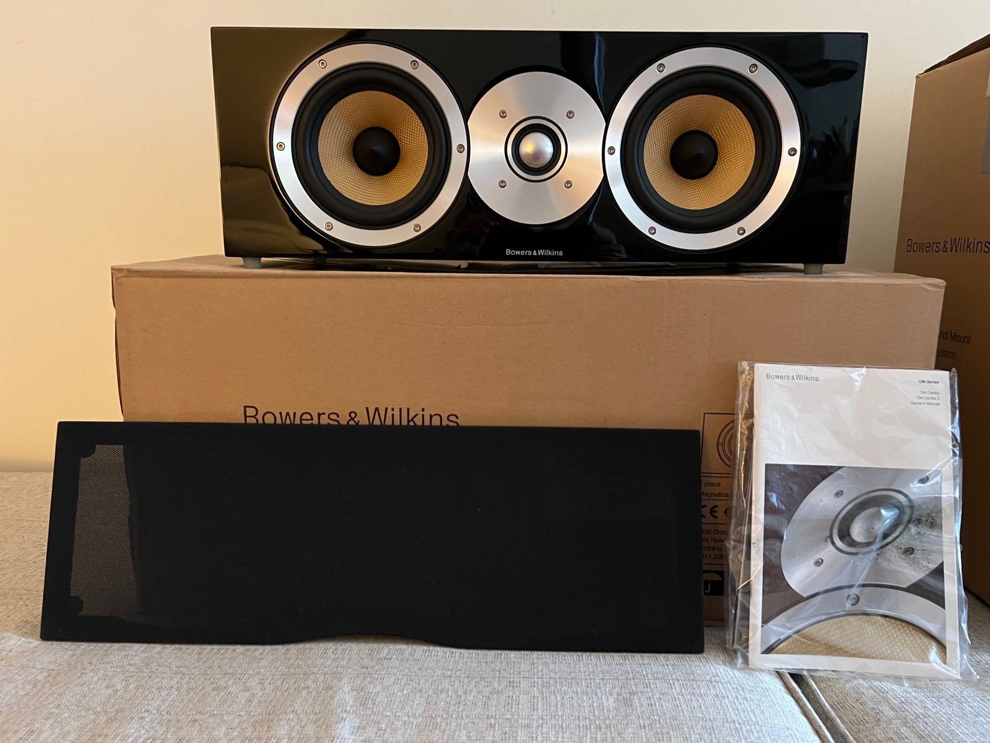B&W (Bowers & Wilkins) CM Centre Gloss Black For Sale | Audiogon