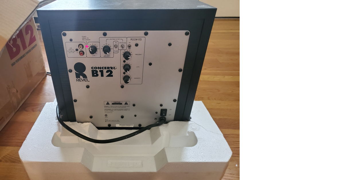 Revel concerta 2025 b12 subwoofer
