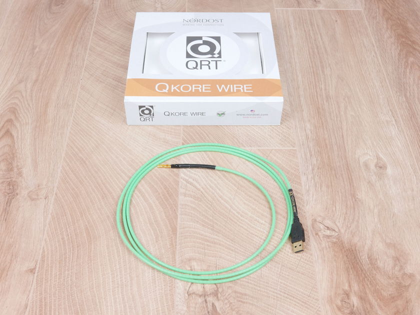 QRT Quantum QKORE Wire audio ground cable USB type A-banana connector 2,0 metre by Nordost NEW