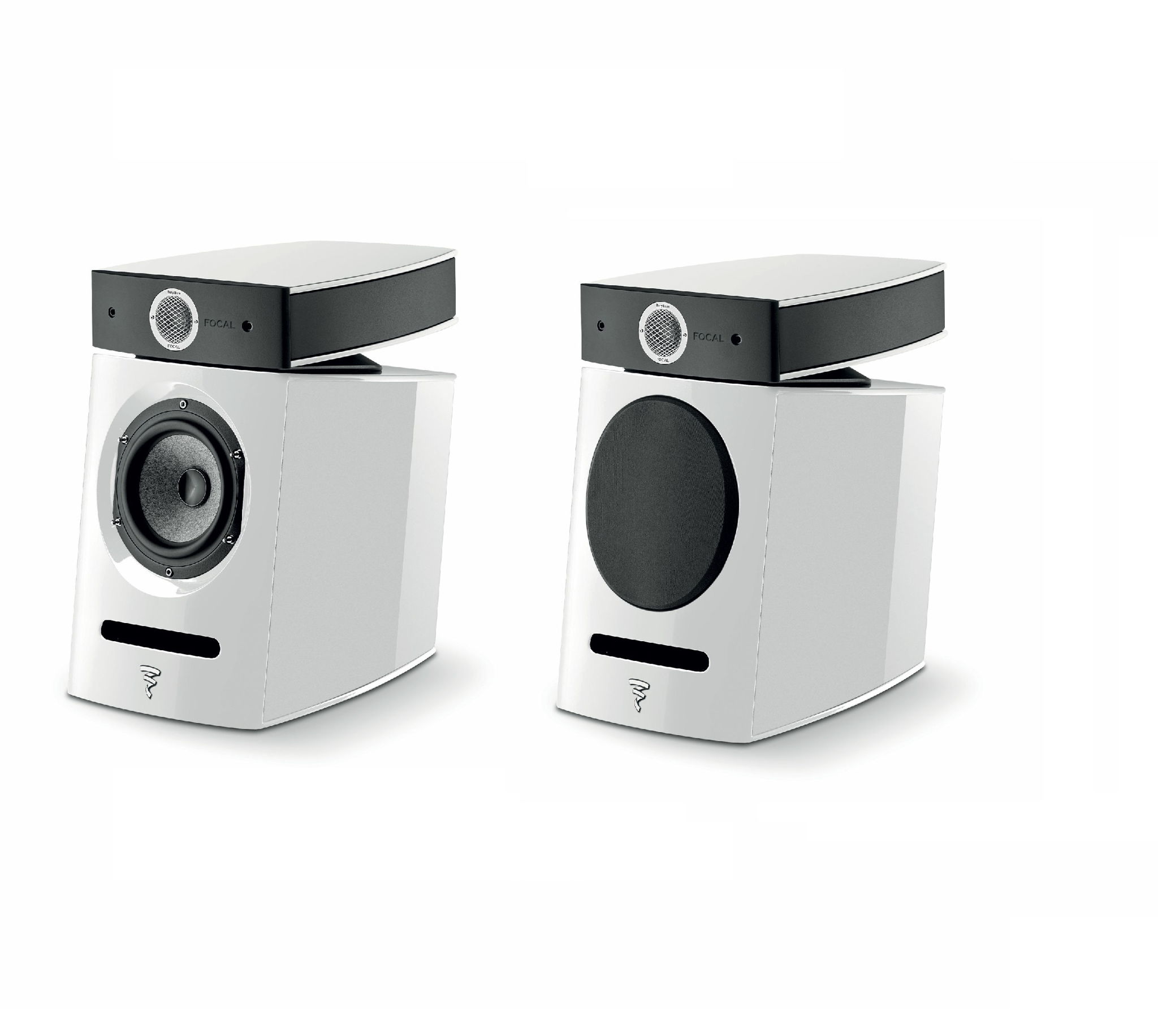 Focal Diablo Utopia Evo Bookshelf Speaker -Carrara Whit...