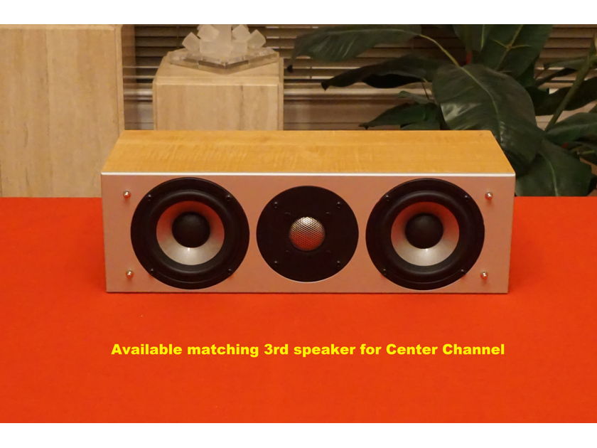 AAD Bookshelf Loudspeakers, Use for Mains, Surround, or Home Theater, FREE SHIPPING