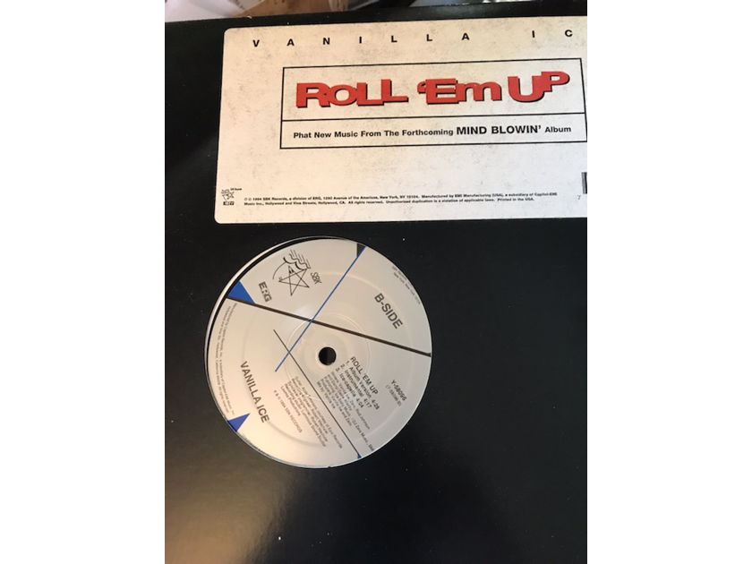 Vanilla Ice – Roll 'Em Up 1994 Vinyl 12" Promo  Vanilla Ice – Roll 'Em Up 1994 Vinyl 12" Promo