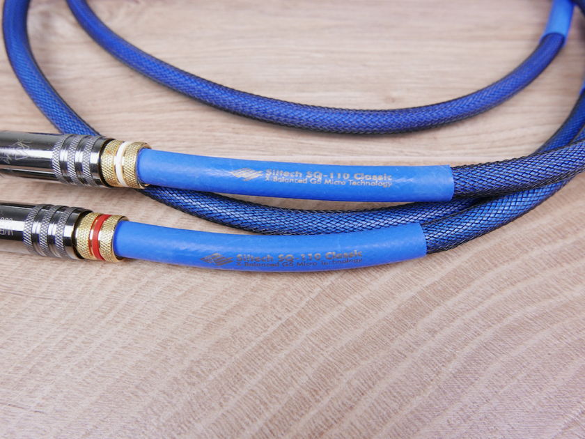 Siltech SQ-110 Classic G5 audio interconnects RCA 1,0 metre