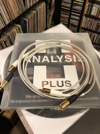 Analysis Plus Inc. Silver Apex RCA Interconnect WOOF!!