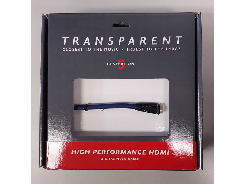 Transparent High Performance Active HDMI Cable, 30FT