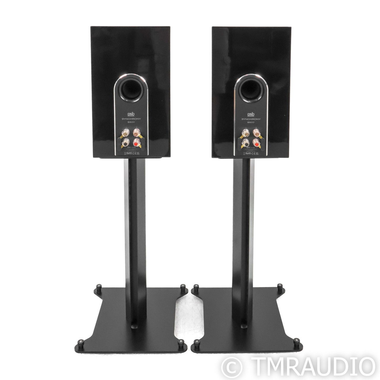 PSB Synchrony B600 Bookshelf Speakers; Black Pair w/ St... 6