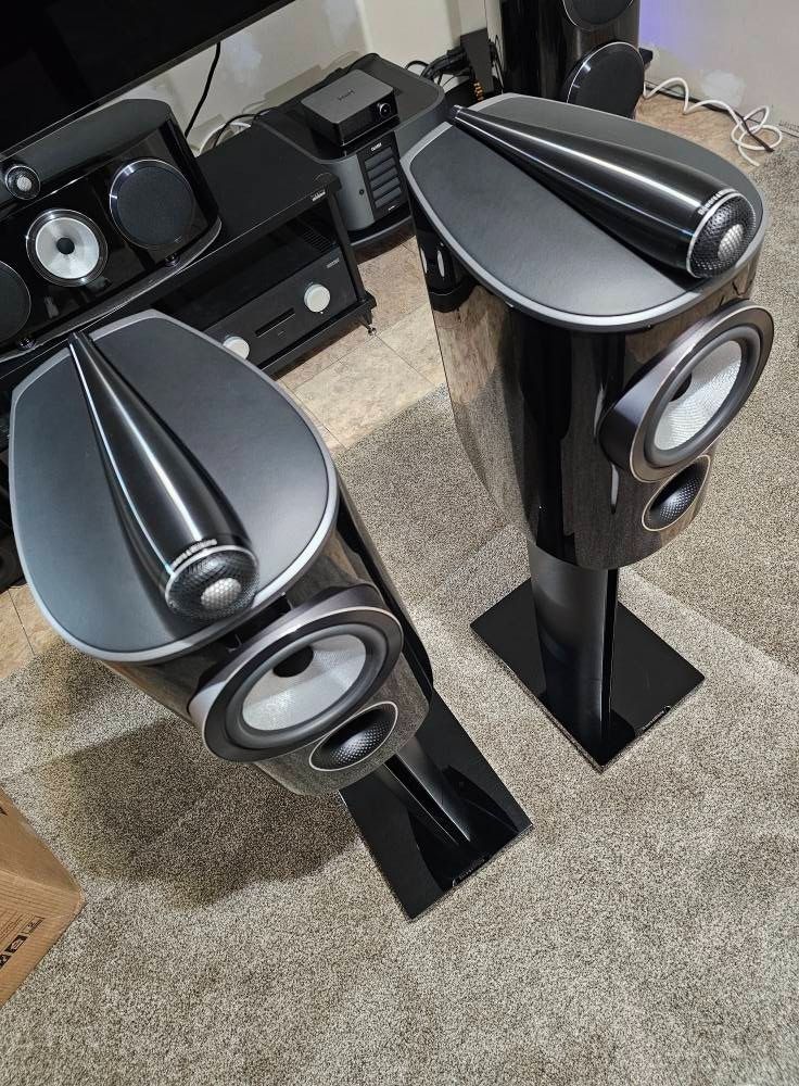 Bowers & Wilkins 805 D4 Bookshelf Speakers Black Pair 4