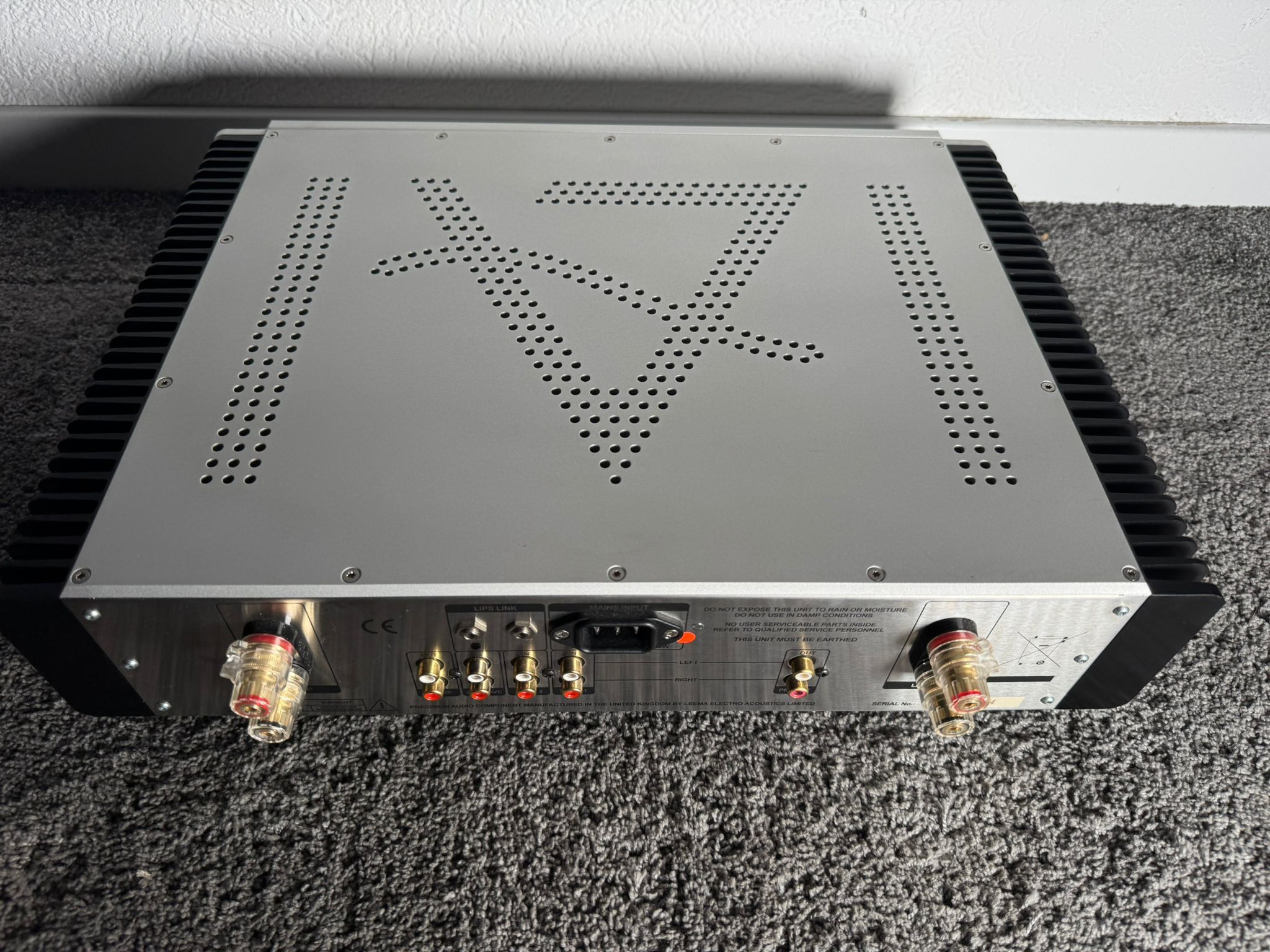 Leema Acoustics Hydra power amplifier in silver 7