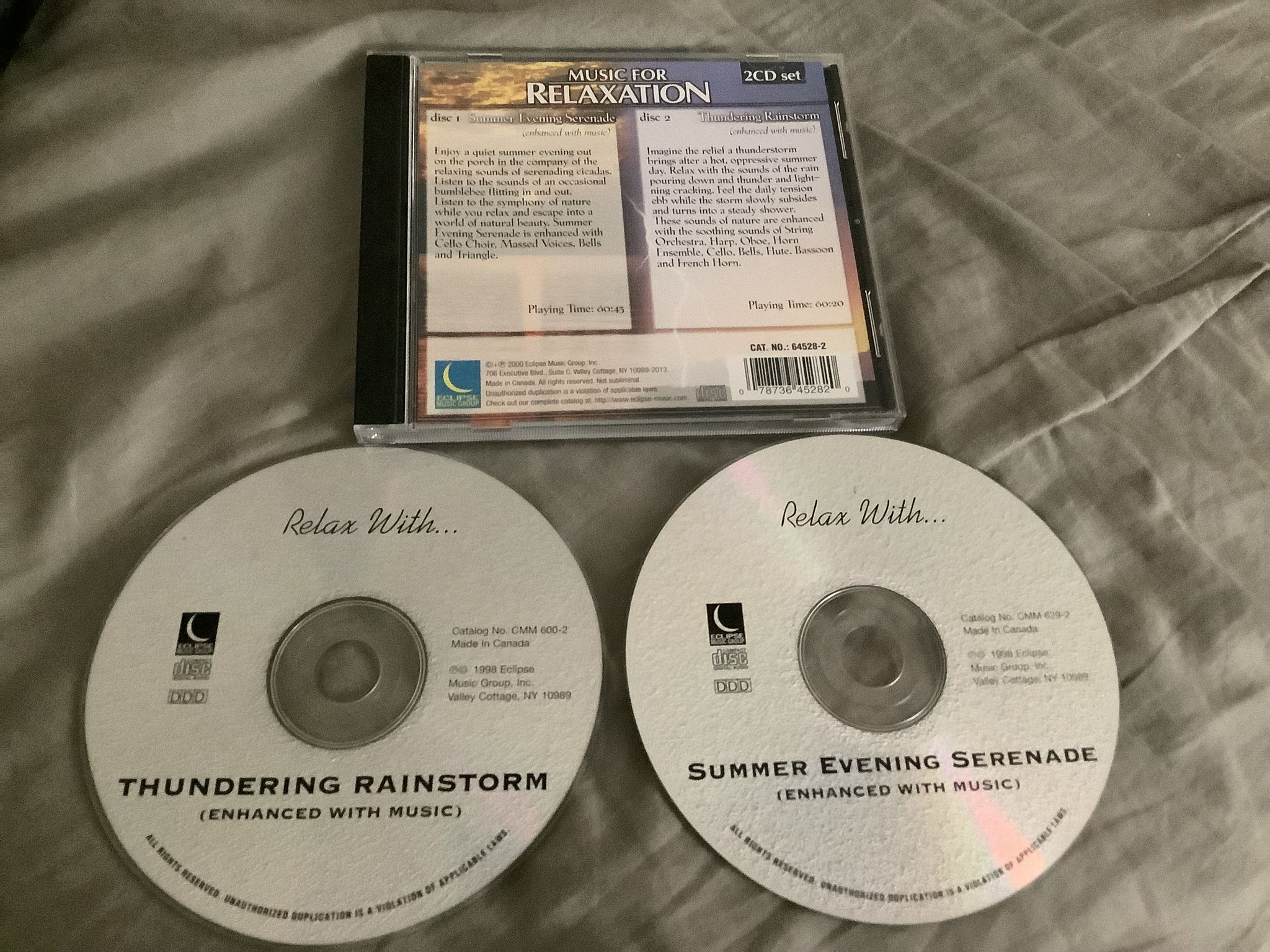 Various Artists 2CD Set Summer Evening Serenade/Thunder...