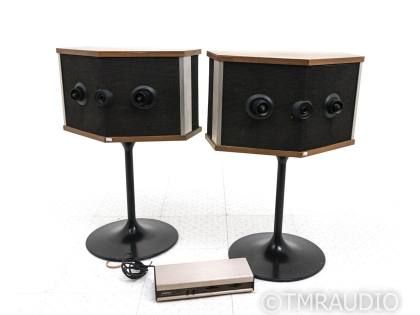Bose 901 Series V Vintage Speakers; Pair w/ Tulip Stands & EQ (19911)